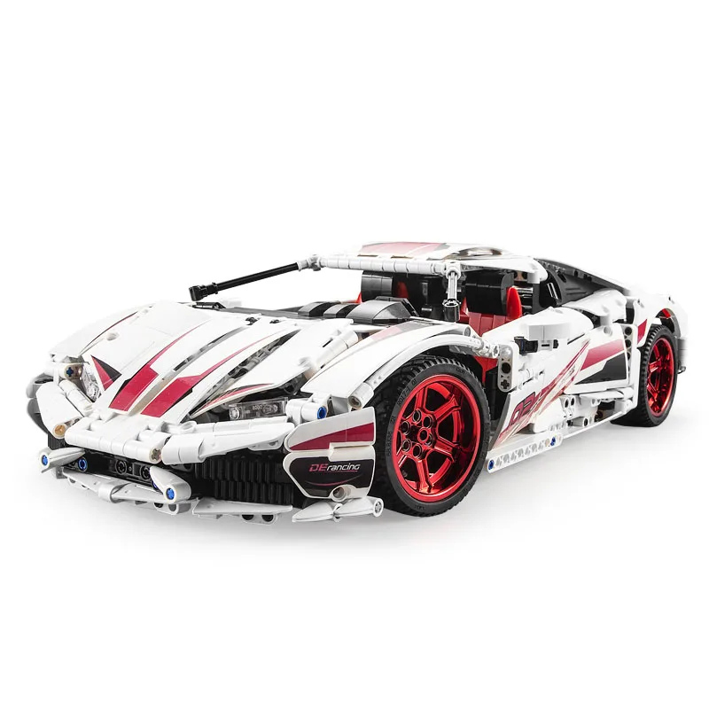 CADA C61018 RC LP610 Супер гоночный автомобиль кирпичи Technic MOC модель строительные блоки дистанционное управление гоночный автомобиль игрушки для детей