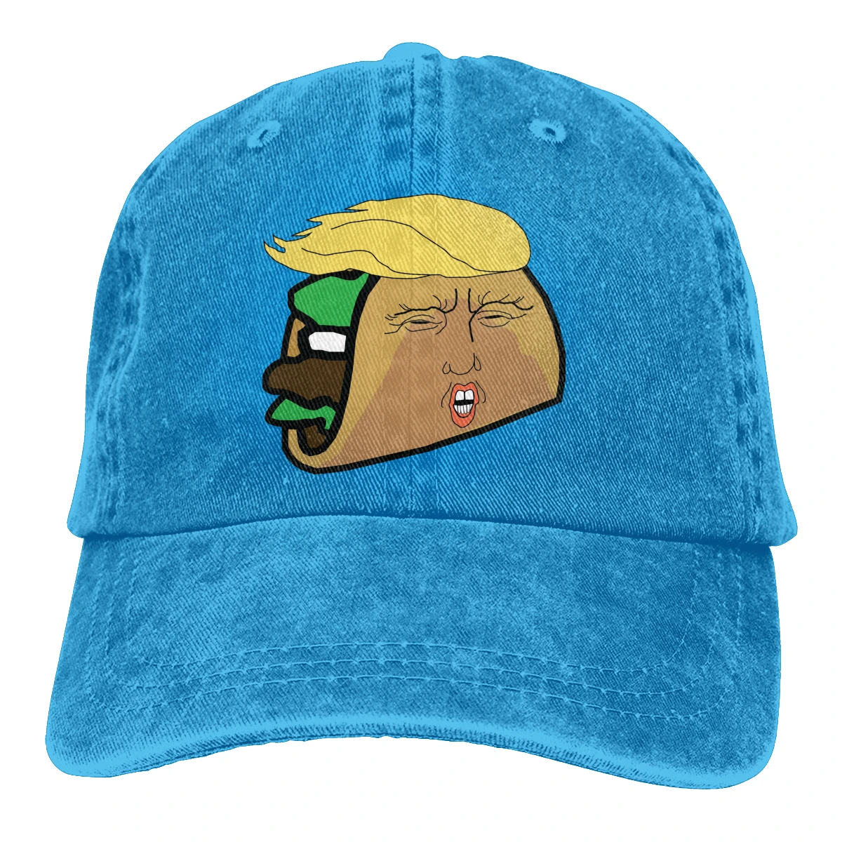 Trump Taco Casquette, Черная мужская и женская джинсовая бейсболка, регулируемая бейсболка для гольфа