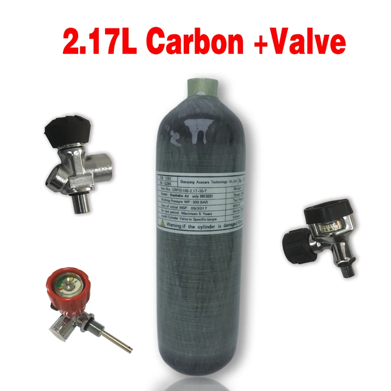 PCP Rifle 6.8L CE 30Mpa 4500Psi Air Pressure Bottle Scuba Tank with