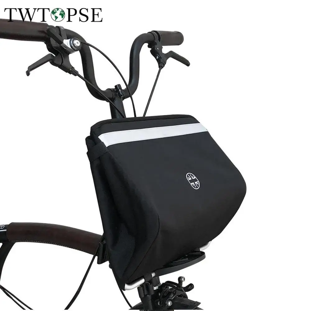Корзина для велосипеда TWTOPSE с британским флагом сумка Brompton складная велосипедная