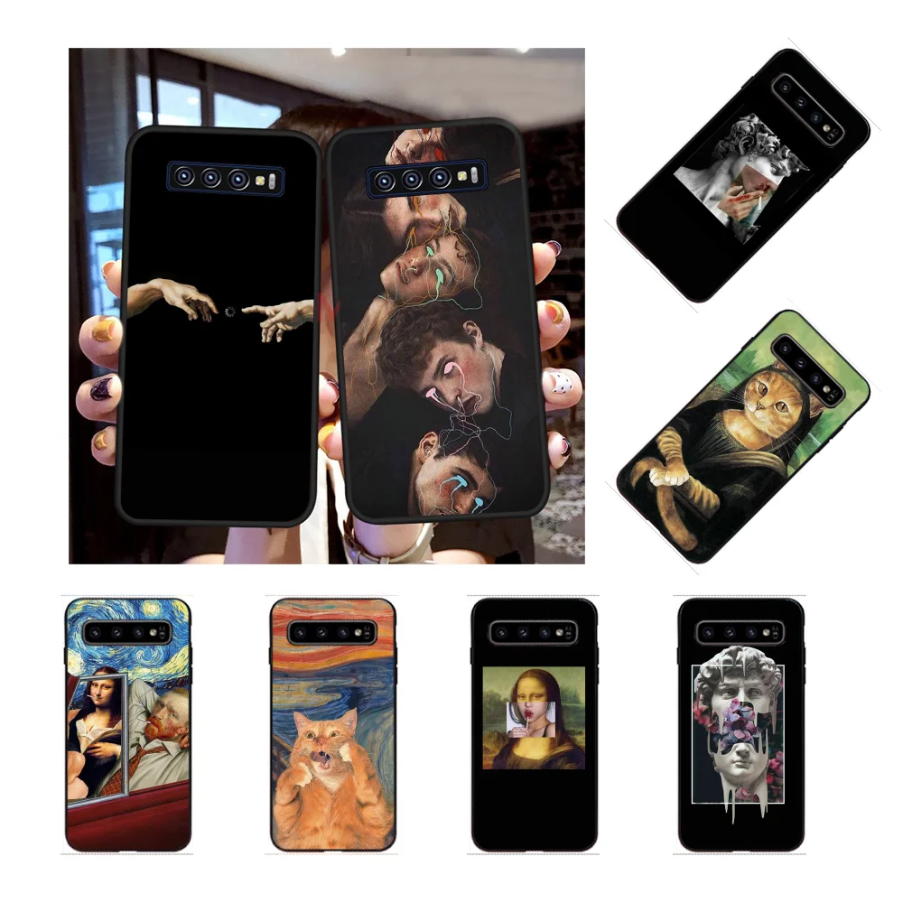 

Vintage Plaster Statue David aesthetic Art Phone Case for Samsung S9 plus S5 S6 edge plus S7 edge S8 plus S10 E S10 plus