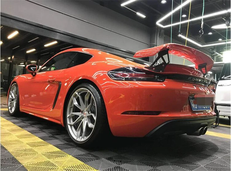 Спойлер для Porsche 718 Cayman Boxster Высокое качество FRP праймер крыло выступ спойлеры