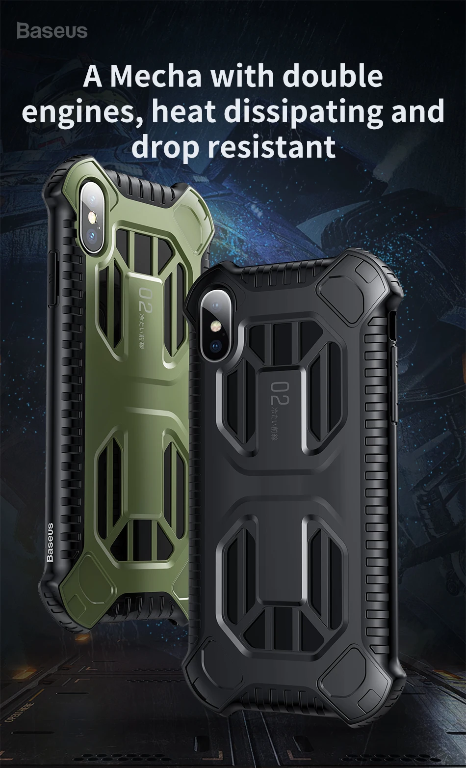 Baseus Game Cooling Case For Iphone Xs Xr Xs Max Case Cover Shockproof Full Protection Soft Tpu Case For Iphone Xr Back Cover Mobile Phone Cases Covers Aliexpress