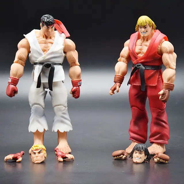 Neca Ryu Ken Chun Li Guile Akuma Gouki 