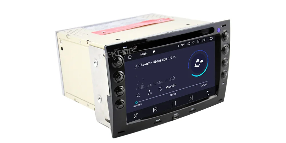 Flash Deal Android 9.0 4+64G car dvd player for RENAULT MEGANE 2003-2008 car audio gps dvd car radio car gps dvd player WIFI BT 5