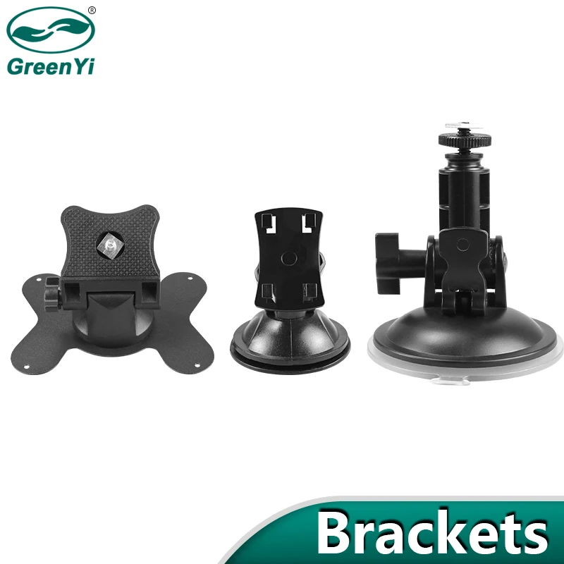 Car Monitor Bracket GreenYi car windshield suction cup plastic base bracket suitable for 5/7 inch desktop monitor car display