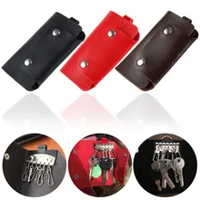 Кожаный брелок для ключей, органайзер, сумка для ключей от автомобиля, бумажник ключница, чехол для ключей, модные мини-сумки для ключей