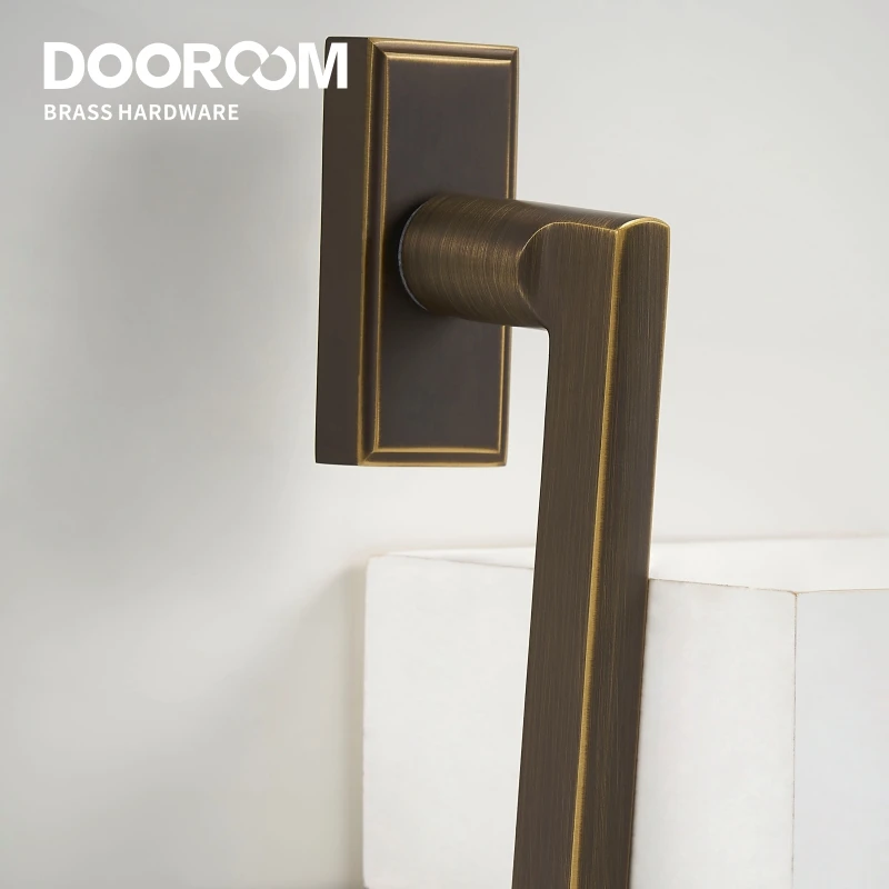 Maniglie A Leva Vintage In Ottone Con Finitura Peltro - Per Porte Interne Ed Esterne, Stile Inglese Antico - Foto 7