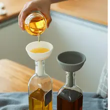 Кухня AUX инструмент Домашний Мини пищевой силикон высокая термостойкость Воронка столовая кухня бункер#1208