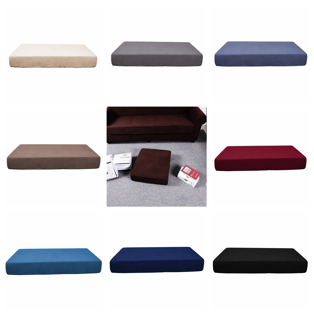 Jacquard Stretch Sofa Seat Cushion Cover Protector Couch Slipcover Replacement Garden Patio Furniture Convenient Cushion Covers