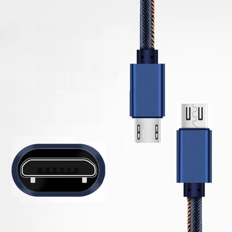 USB кабель в оплетке для синхронизации и быстрой зарядки для смартфонов Android Kindle