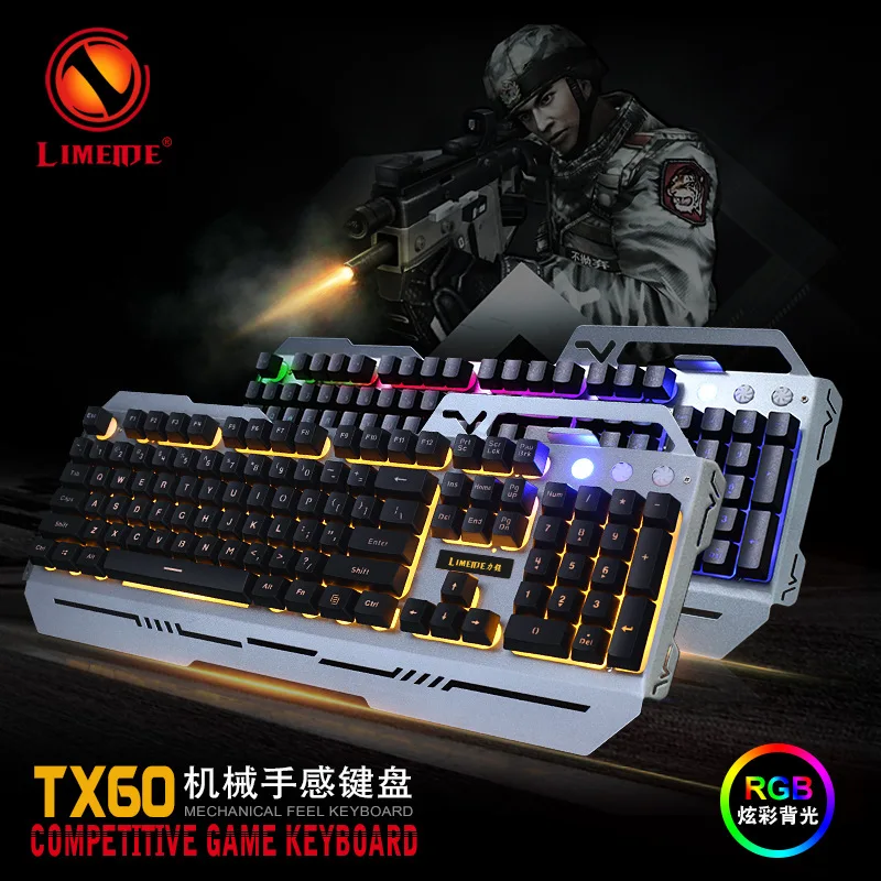 

Limei Tx60 Gaming Keyboard Machinery Handfeel Internet Cafes USB Wired Keyboard EBay AliExpress W