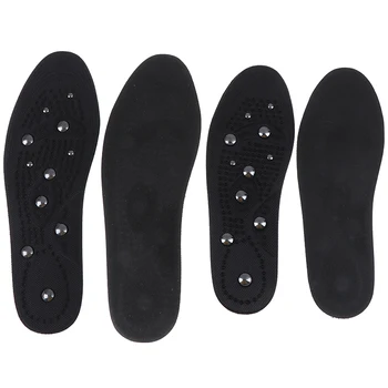 

1Pair Magnetic Therapy Slimming Memory Cotton Foot Massage Insoles Promote Blood Circulation Men Women Sport Shoes Pad