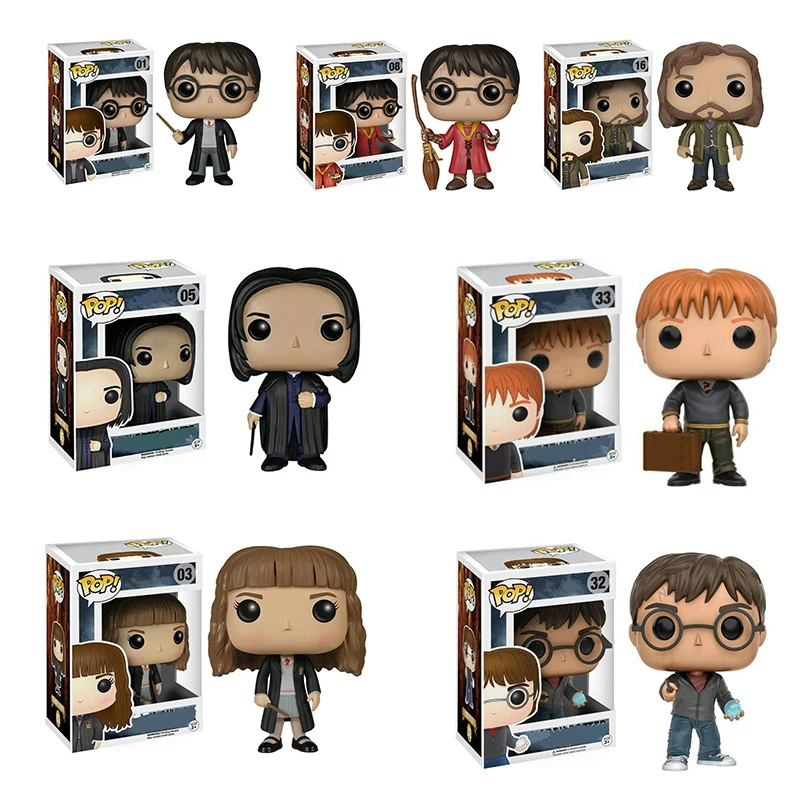 

Funko Pop Harri Potter 10CM PVC Dobby Hermione PVC Vinyl Action Figure Originais Box Collection Model Toys for Gift