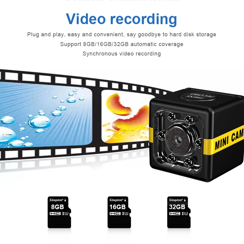Мини камера версия HD Wifi маленькая мини камера 1080p видео сенсор ночного видения микрокамера маленькая камера легко установить