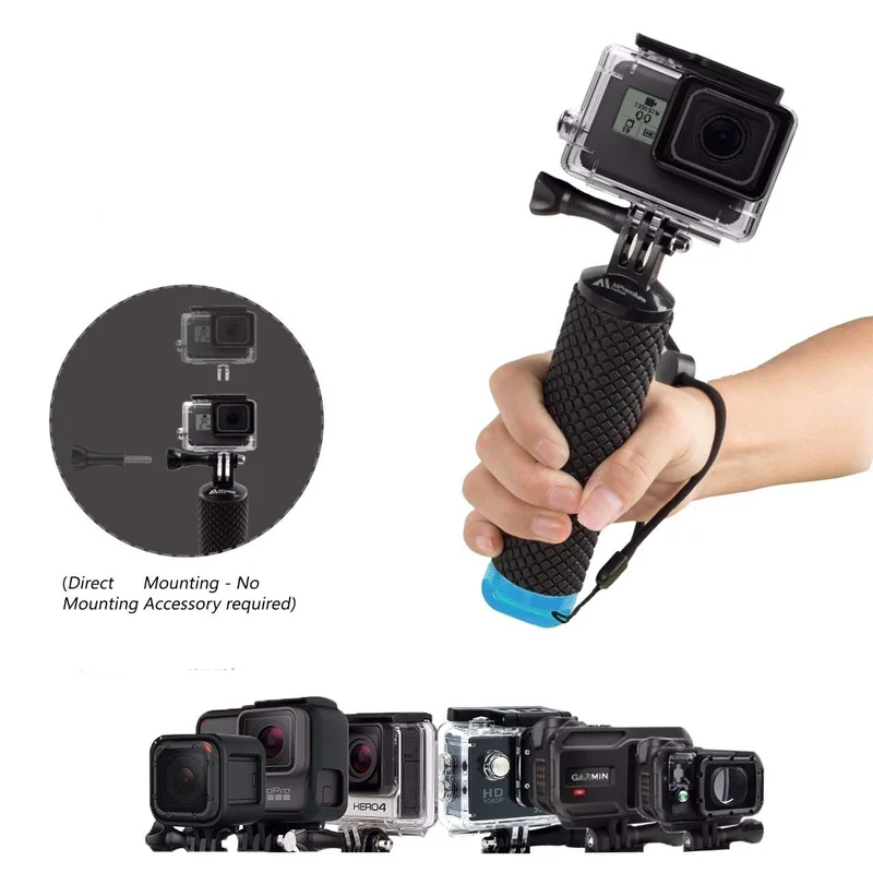 Водонепроницаемая плавающая рукоятка для GoPro камеры Hero 8 7 Session Hero 6 5 4 3+ 2 экшн-камера для водных видов спорта, аксессуары для обработчика