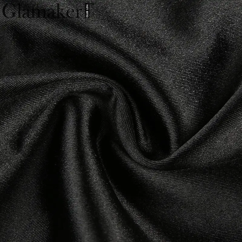 Glamaker Короткое мини-платье с открытыми плечами и леопардовым принтом, женское платье с оборками и длинным рукавом-фонариком, Сексуальные вечерние облегающие платья для ночного клуба