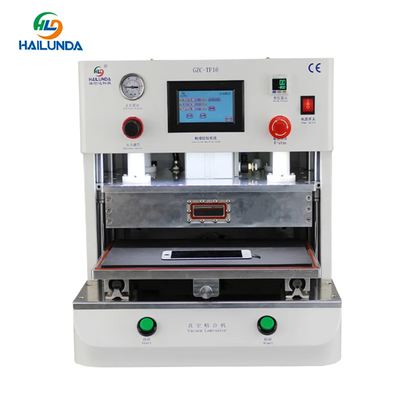  High-End 16inch Size OCA Vacuum Laminating Machine LCD Screen Replace for Tablets Mobile Edge Scree