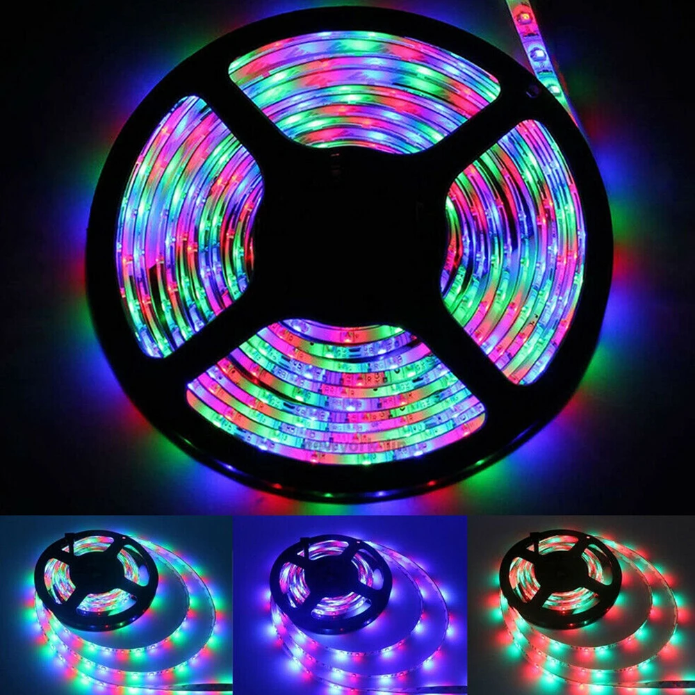 5 10 м 15 20 светодиодный полоски светильник s Гибкая лампа RGB Цвет изменение USB Remote