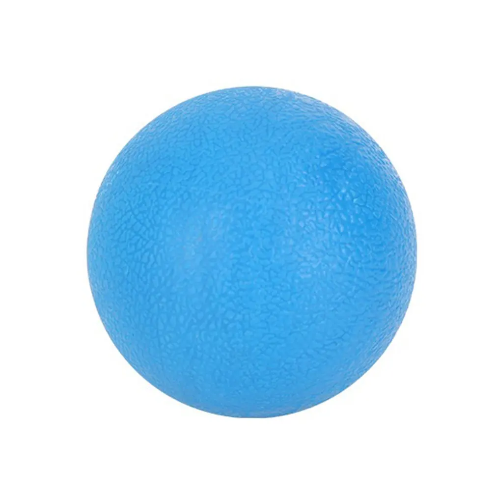 Механическая блокировка 63 мм Лакросс мяч фитнес-мяч для массажа для йоги TPE резиновые хоккейные ТРИГГЕРНАЯ точка отдыха самостоятельно массажный шар для йоги обучение лицевой панели - Цвет: Синий