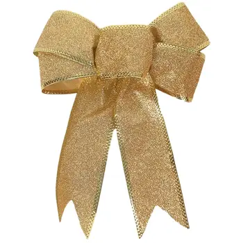 

Festival Bowknot 5Pcs Large Bows Christmas Tree Ornaments Party Gift Useful