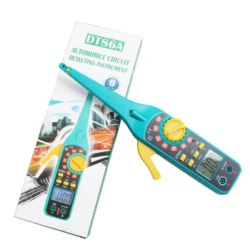

In color box package 12V 24V AC DC Car circuit detecting instrument DT86A Auto circuit tester