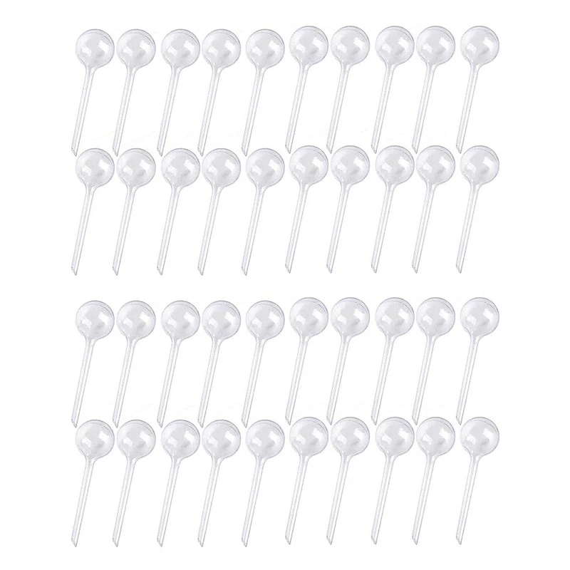 20 Pcs 40 Pcs Plant Watering Bulbs Clear Self-Watering Globes Automatic Water Balls Device Vacation Houseplant Pot Bulbs in ground sprinkler system kit