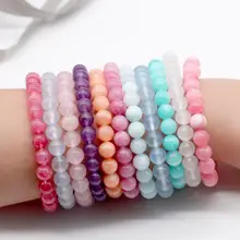 Браслеты из натурального камня,, 10 шт., подвески, модные браслеты из бисера, вечерние ювелирные изделия для женщин ETB004