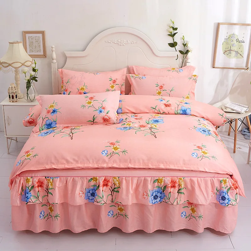 Bedding Set-9 Новые модные современные туфли для женщин; Постельное белье Одеяло Постельное белье s 4 шт./компл. пастырской постельное белье классический на двуспальную кровать пододеяльник наволочка - Цвет: Bedding Set-9