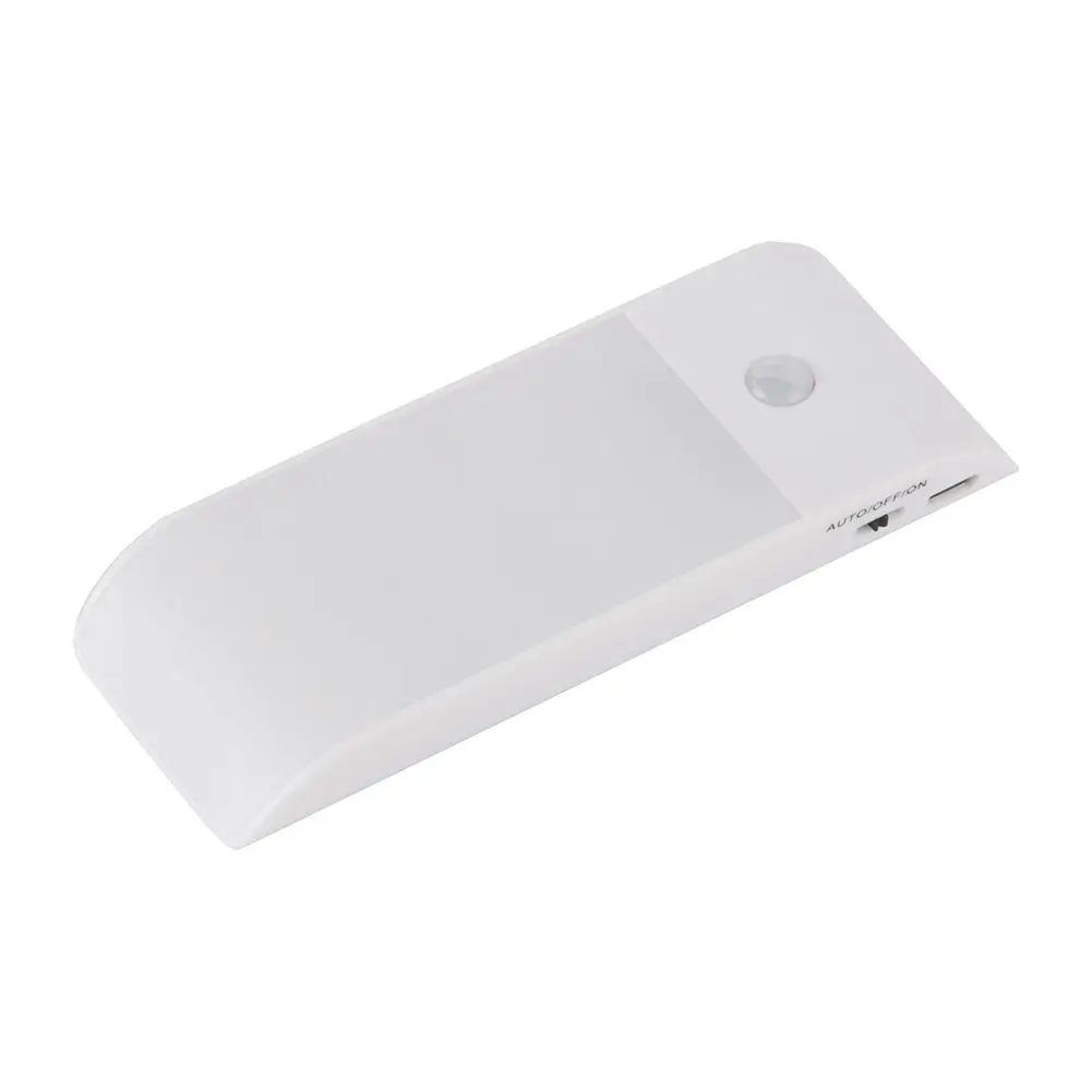 

12LED USB Rechargeable Motion Sensor Light Lamp Wardrobe Wall Pathway Security Light(White light)