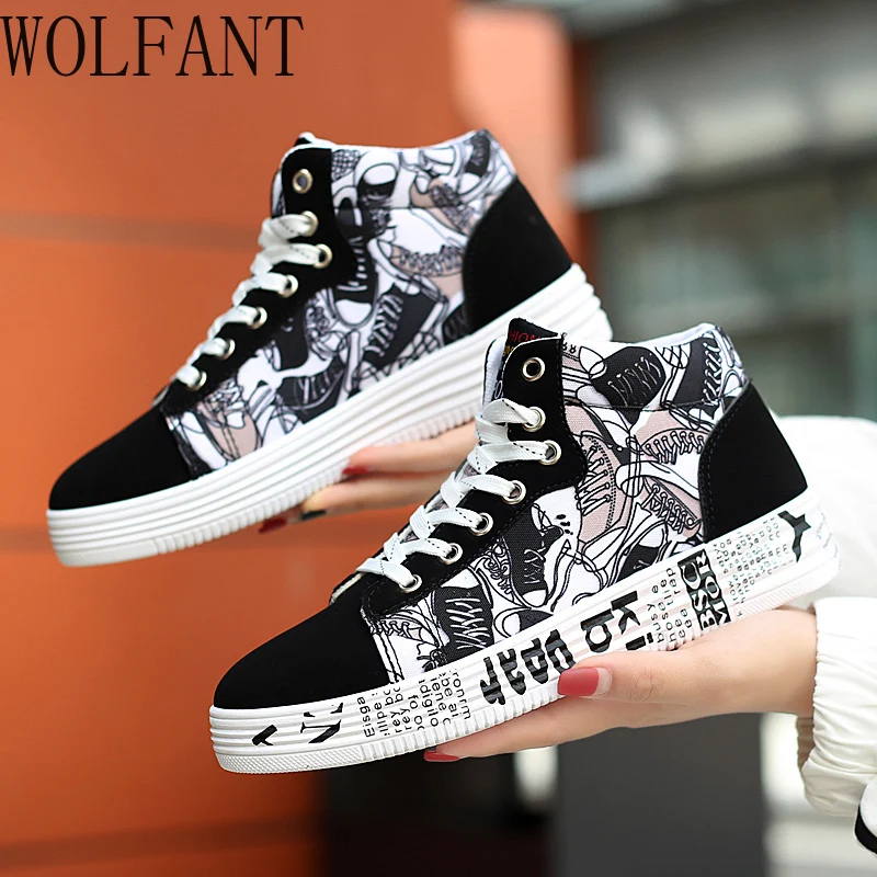 WOLFANT Couples canvas shoes,popular brands