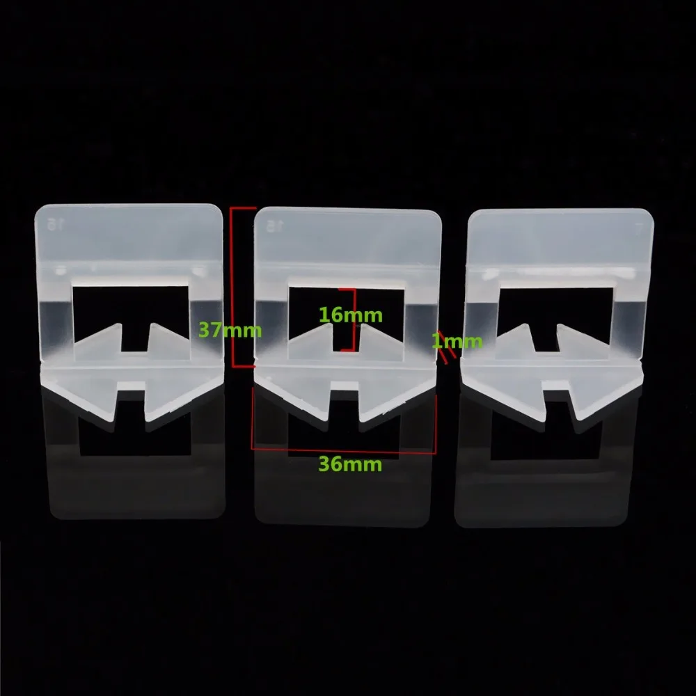 300pcs-Plastic-Tile-Leveling-System-200-Clips-100-Wedges-Tiling-Flooring-Tools (5)