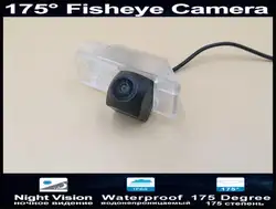 1080P рыбий глаз 175 градусов CCD Startlight Автомобильная камера заднего вида для peugeot 301 308 408 508 Водонепроницаемая Автомобильная камера заднего вида