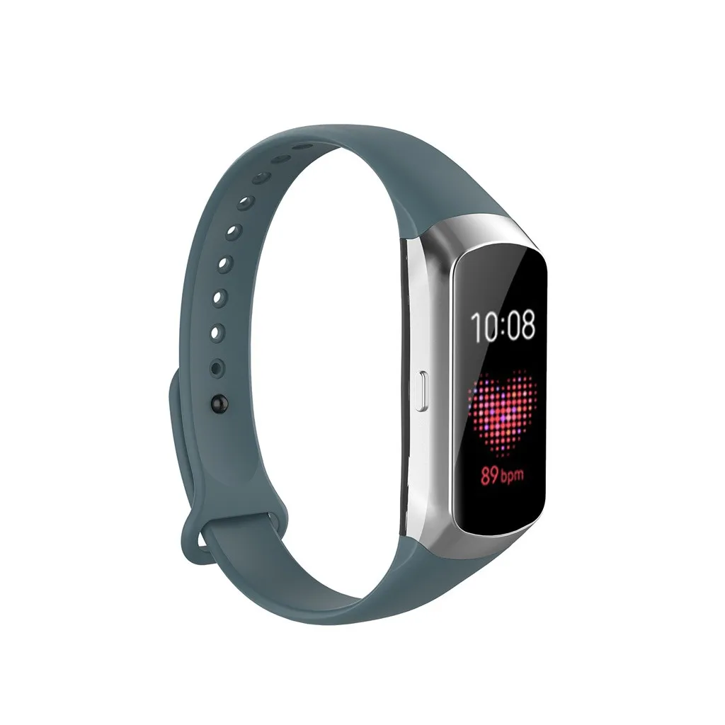 Браслет ремешок для samsung Galaxy fit SM-R370 спортивный мягкий силиконовый сменный ремешок для samsung аксессуары