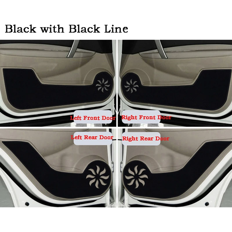 

Car Door Protector Pad Door Plank Anti Kick Pad Anti-dirty Pad Mat Cover Sticker For Nissan Qashqai J11 2008-2015 2016 2017 2018
