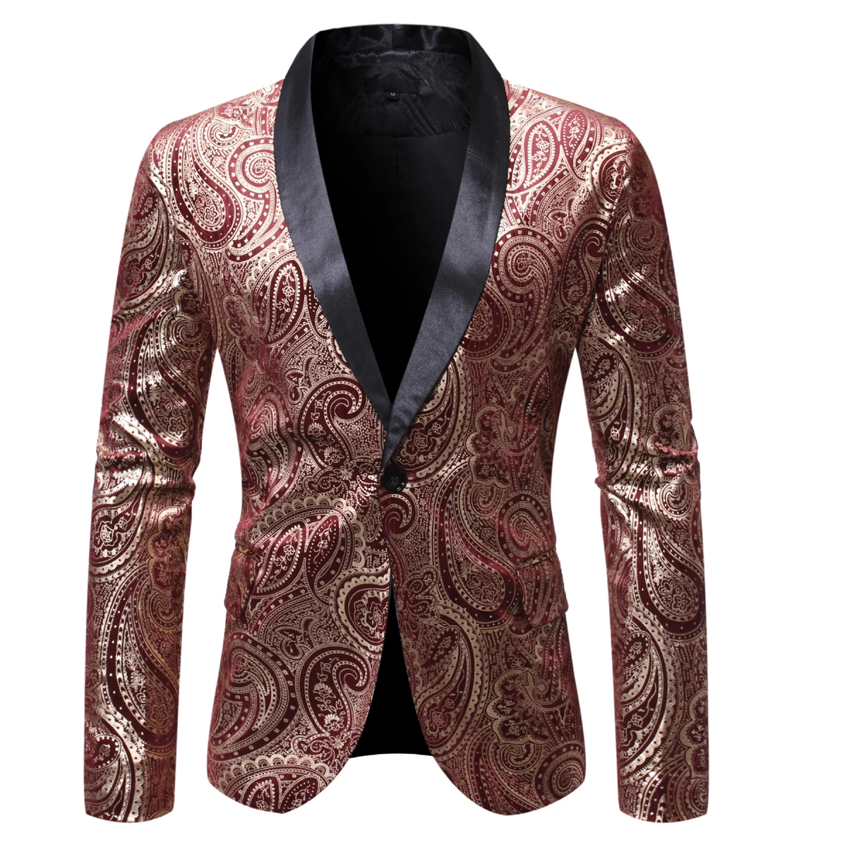 Wine red Мужской костюм Блейзер Мужской пиджак мужские костюмы Homme сценическая одежда модный тонкий костюм пальто деловые Повседневные Вечерние свадебные блейзеры - Цвет: Wine red