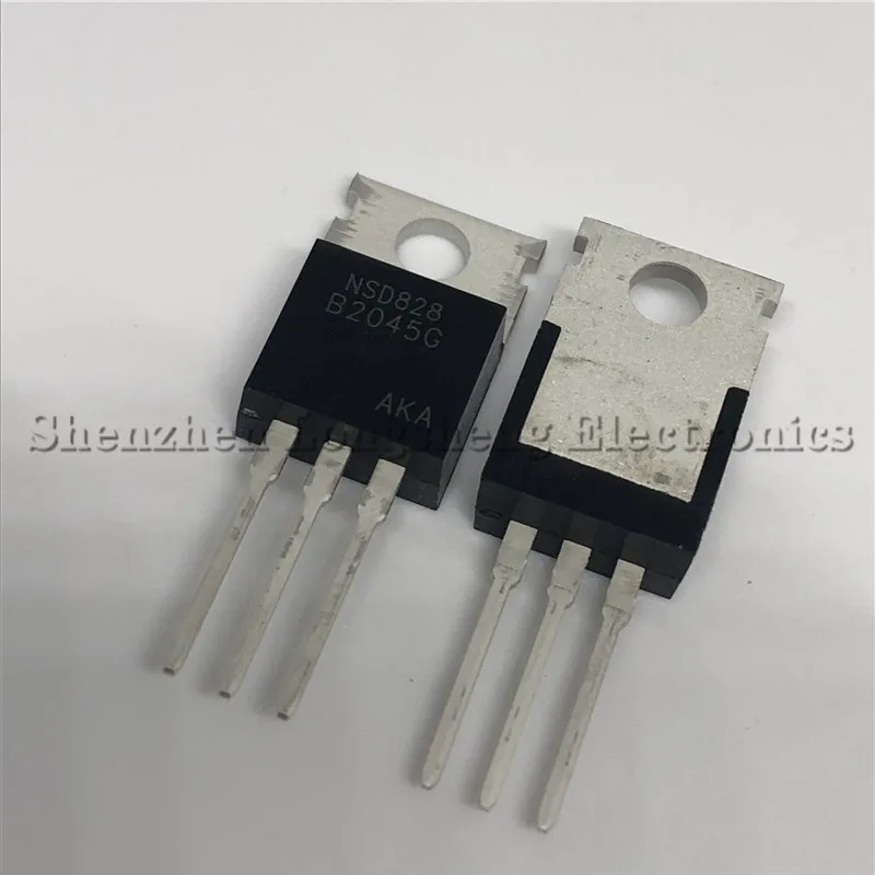 10 шт./лот MBR2045CT TO 220 20A/45V диоды и выпрямители Schottky New Spot|Интегральные схемы| |
