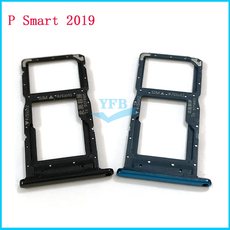 SIM Card Tray For Huawei P Smart Z Y9 Prime P Smart SIM Card Slot Tray Holder Adapter Replacement Parts