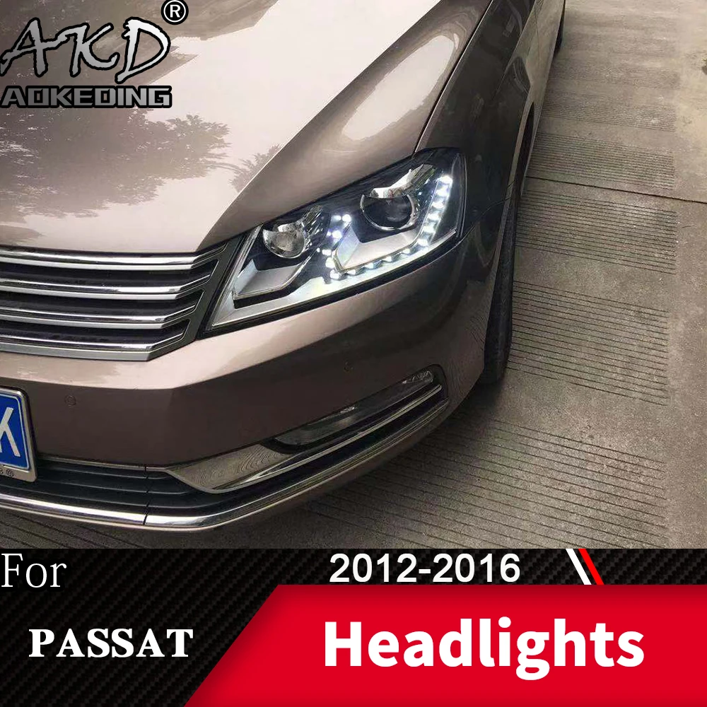 Фара для автомобиля VW Passat B7 2012- Европейский головной светильник s противотуманный светильник s дневной ходовой светильник DRL H7 светодиодный Биксеноновая лампа автомобильные аксессуары