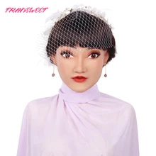 TRANSWEET Silicone Artificial Realistic Female Mask for Crossdresser Halloween  Cosplay