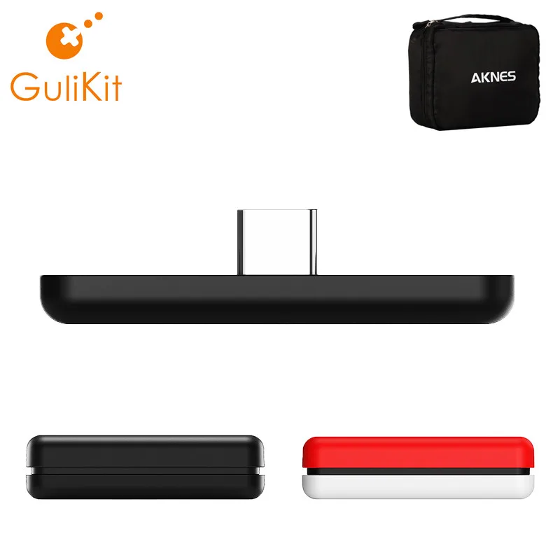 Baratos GuliKit NS07 Audio inalámbrico Bluetooth tipo C transmisor USB adaptador transceptor baja latencia para Switch Switch Lite PS4 PC