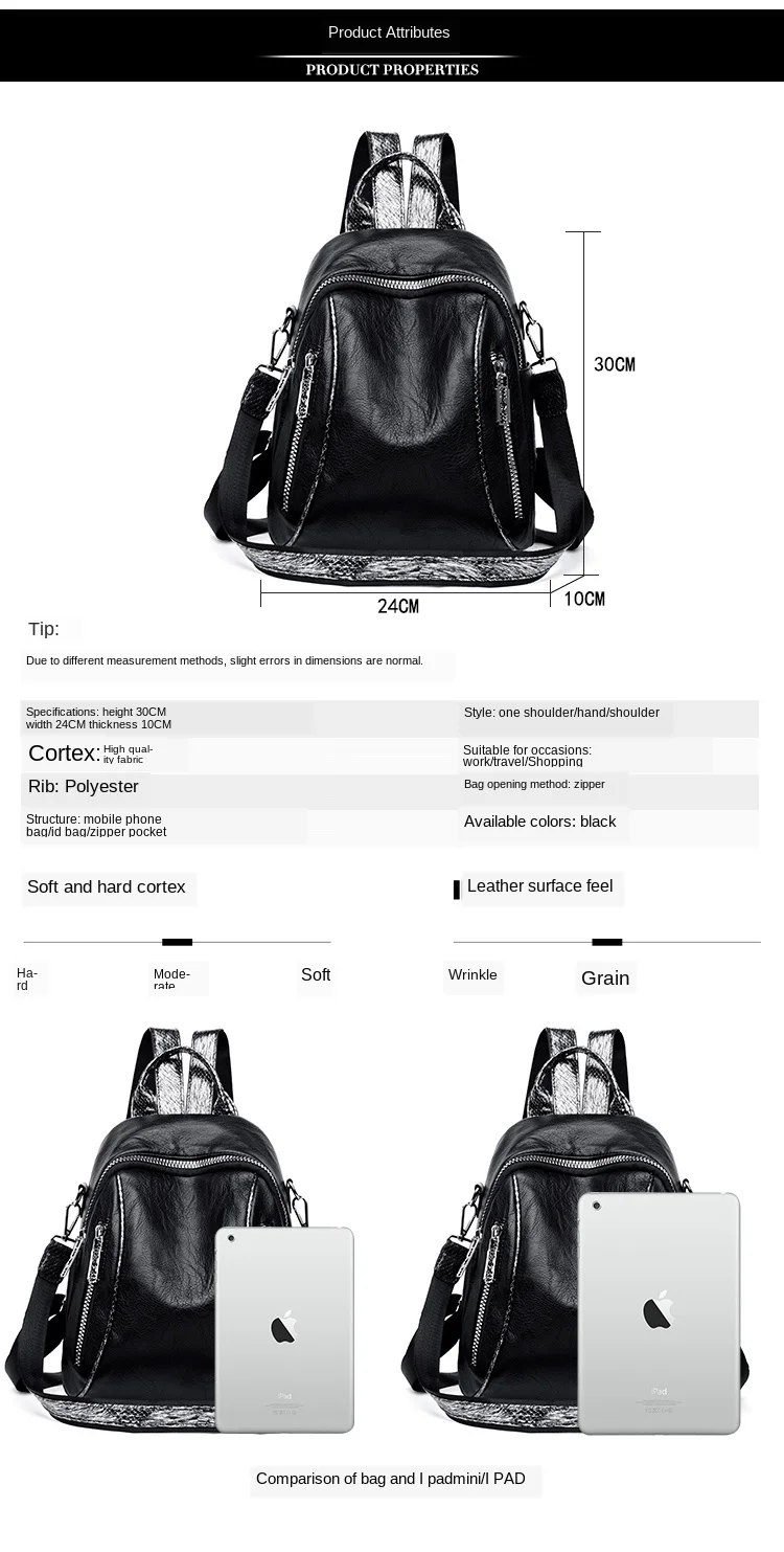 YILIANVintage женский рюкзак, школьная сумка для девочек, школьная сумка, школьная сумка, большая сумка на плечо