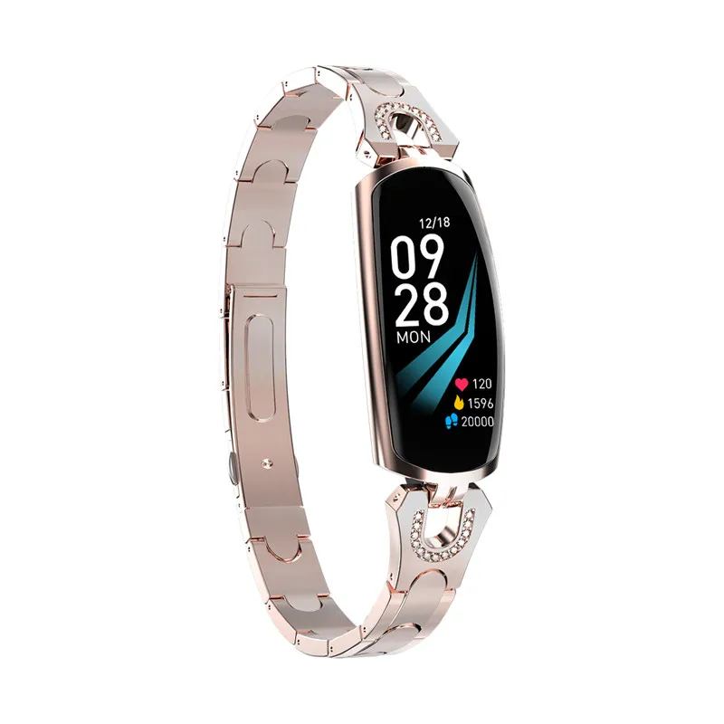 AK16 Smart Bracelet Women Activity Fitness Tracker Heart Rate Monitor Blood Pressure IP67 Waterproof Smart Wristband
