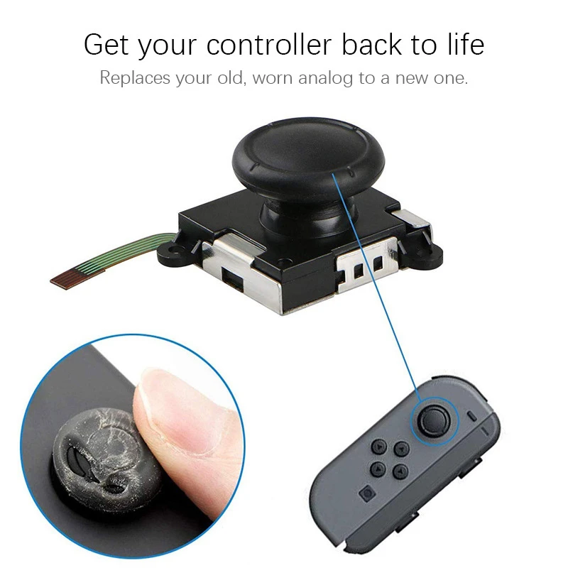 Набор инструментов для ремонта 3D Джойстик Nintendo Switch Joy Con контроллер запчасти Rocker