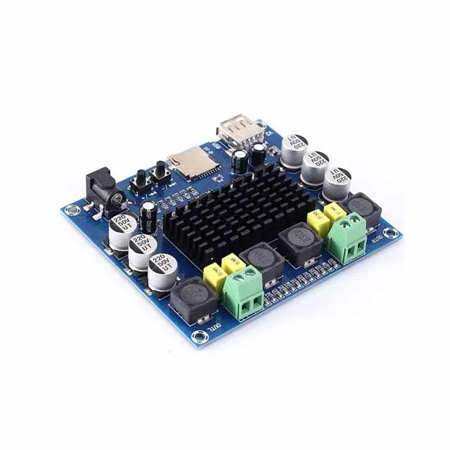 

A23-- TDA3116D2 Audio Stereo Digital Amplifier Module DC 24V 50W+50W 50W*2 Dual Channel
