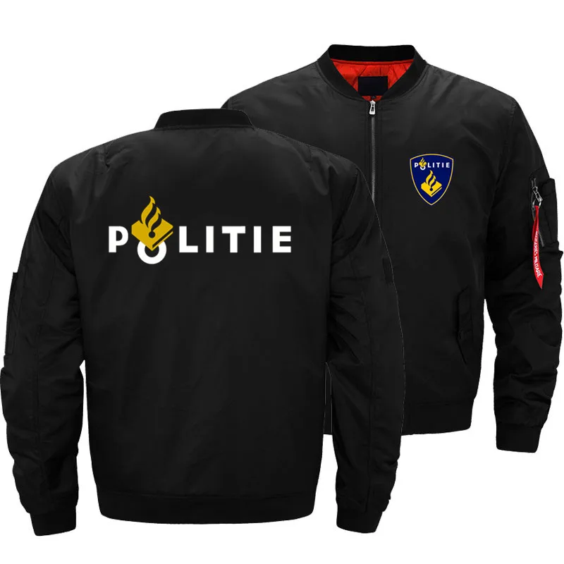 Men's Casual Jacket Men Ma1 Pilot Netherlands Politie Police Male Hombre Mens Windbreakers Bomber Jackets Coats 5XL Homme | Мужская