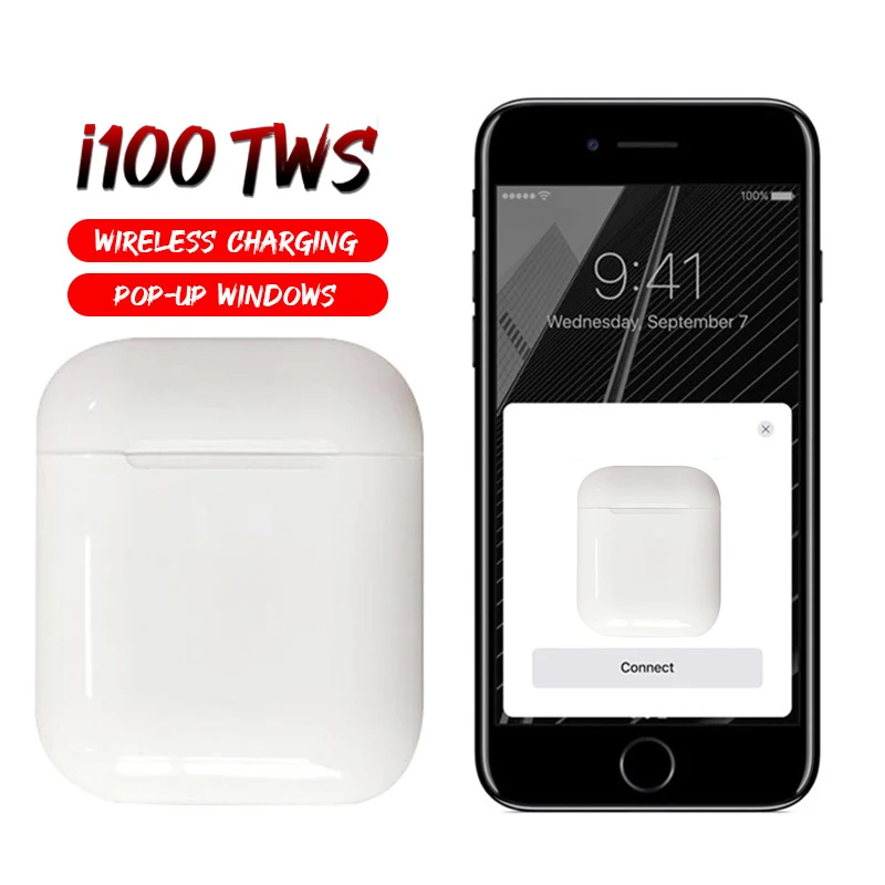

2019 i100 TWS PK W1 Chip LK-TE9 i20 i10 i12 Tws Wireless Earphones Super Bass Bluetooth Earphone 3D Touch Control Earbuds i 100
