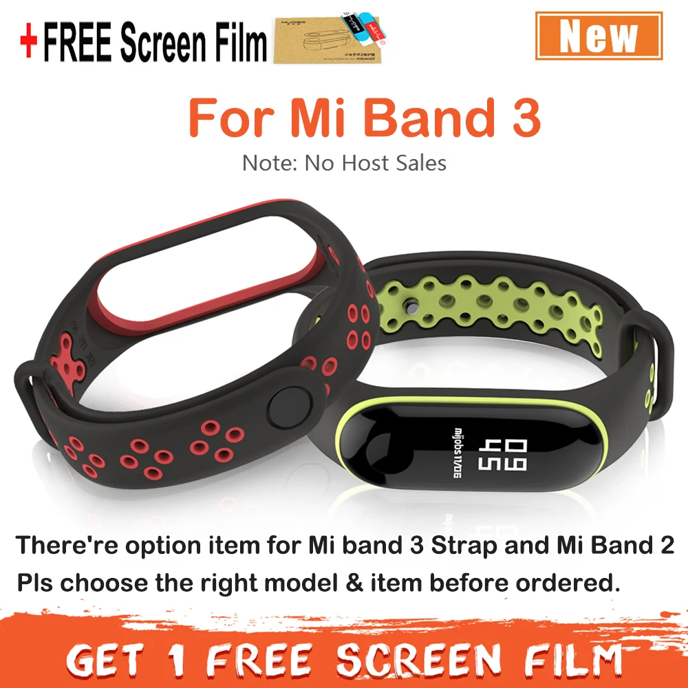 Mijobs Mi Band 4 ремешок спортивный mi band 3 браслет для xiaomi с цветным силиконовым ремешком