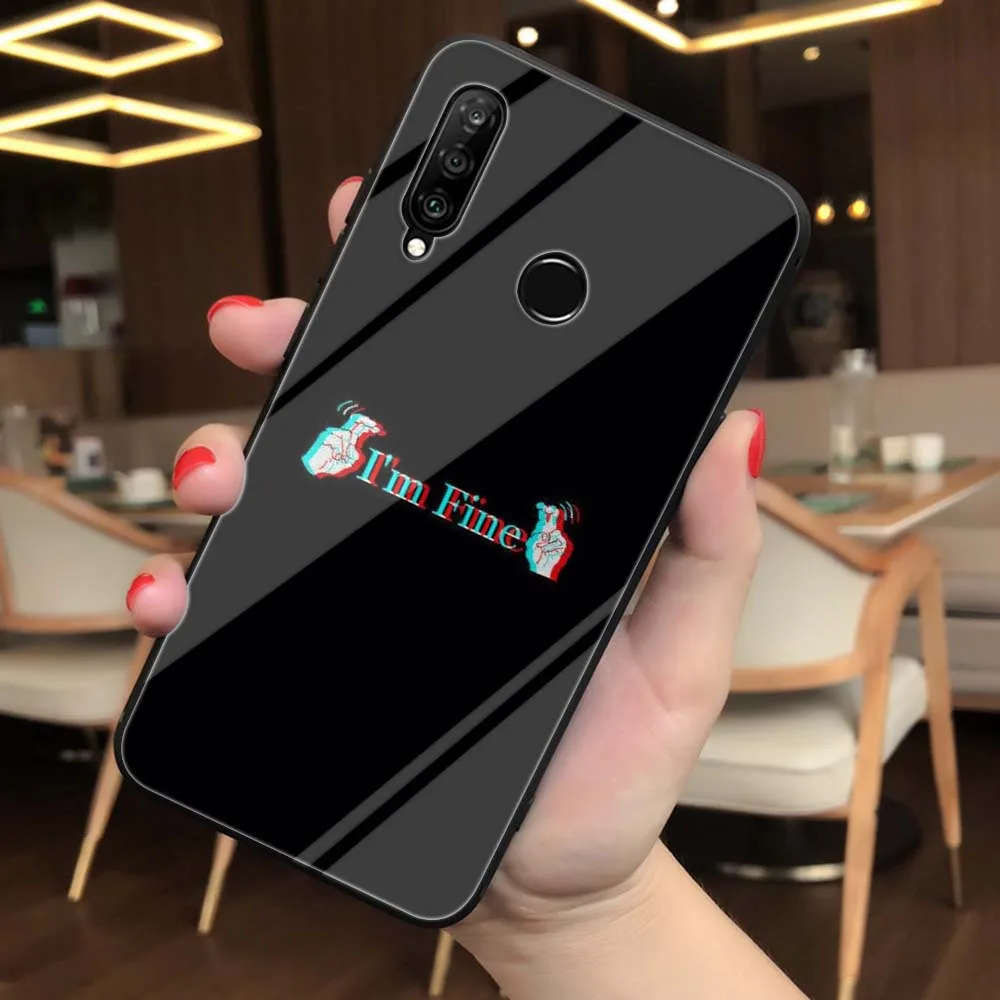 TG8 Lavaza друзья минималистский serie TV закаленное Стекло мягкий чехол для Huawei Honor 8x9 P Smart Коврики 20 P10 P20 P30 Lite Pro крышка - Цвет: TG8