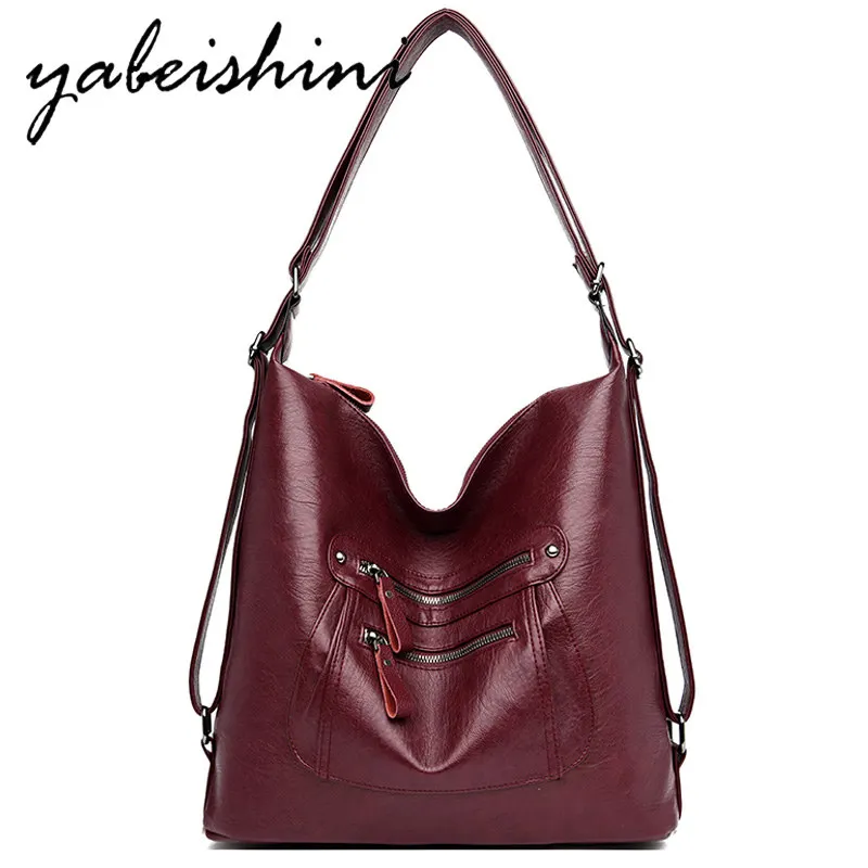 

Multi-function Handbags High Quality Leather Shoulder Crossbody Bags For Women Bag tote Female Messenger Bag Ladies Hand Bag